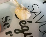 Une image de l'étape 5 de Tagliatelles à la viande séchée, girolles et crème de courgettes.
