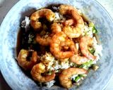 Foto del paso 6 de la receta: Camarones, inspiración del yakimeshi ebi