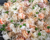 Foto del paso 5 de la receta: Arroz chino con berenjenas caramelizadas, tomates asados y aliño de yogur
