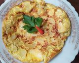 Foto langkah ke 5 dari resep Potato Omelette (menu diet no oil).
