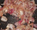 A picture of step 1 of Bread poha.