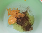 Foto del paso 1 de la receta: Muslos a la mostaza con guarnición de pimientos y champiñones
