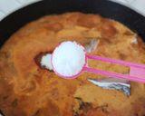 Gambar langkah 8 resipi Ikan Tombak masak kari daun kesum.