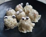 A picture of step 7 of Halloween Ghost Upside-Down Shumai 👻.