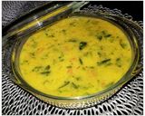 A picture of step 10 of Instant Pot Lentil Spinach Curry.