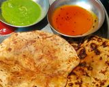 बटर आलू पराठा टमाटर की हरी चटनी रेसिपी चरण 6 फोटो