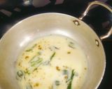 A picture of step 3 of Gujarati kadhi.
