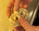 A picture of step 2 of Cinnamont buns.