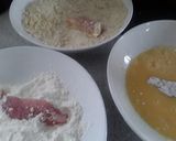 A picture of step 2 of Sig's creamy pork and mushroom salad.
