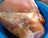 Foto del paso 1 de la receta: Pierna ahumada con piña estilo Virginia