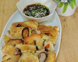 Gambar langkah 5 resipi Pajeon Cendawan.