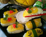 Foto langkah ke 5 dari resep Mango Sticky Rice Sushi🍣.