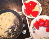 Foto del paso 10 de la receta: Piquillos rellenos de Bacalao y Gambas con crema de bogavante