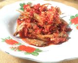 Foto langkah ke 2 dari resep Sambal lado nenas dan ikan bada.