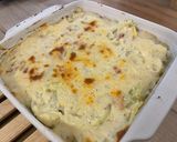 Foto del paso 4 de la receta: Coliflor y repollo con bechamel y bacon