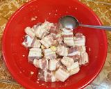 Hình bước làm 1 của món Cơm ngon nhà Huý 🏡: Thịt kho trứng cút - Canh khoai mỡ nấu thịt