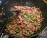 ผัดสะตอกะปิสามชั้น+หมูสับ 🐷🐽 วิธีทำสูตร 3 รูป