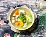 Hình bước làm 3 của món Canh Chay Thập Cẩm