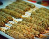 A picture of step 3 of Mughlai Seekh Kabab.