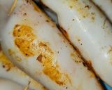 Foto del paso 6 de la receta Calamares rellenos de langostinos y sepia en salsa de langostinos y crujiente de almendras