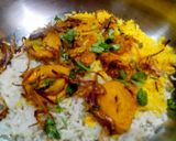 A picture of step 10 of Soya Chaap Dum Biryani.