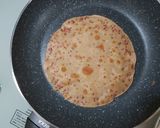 A picture of step 2 of Pork Floss Egg Pancake.
