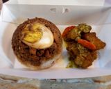 Foto langkah ke 5 dari resep Nasi tim ayam telor.