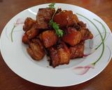 Hình bước làm 3 của món Ba chỉ xào sả ớt