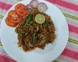 A picture of step 3 of Mince do pyaza.