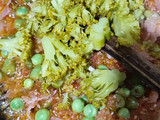 Fettuccine con tocineta y huevo