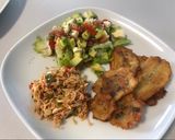 Foto del paso 7 de la receta: Patacones con pollo y vegetales 🌮