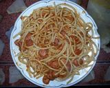 Foto del paso 6 de la receta: Fideos con tuco de salchichas