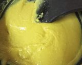 A picture of step 3 of Besan ki burfi.