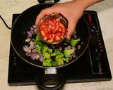 A picture of step 5 of Quinoa salad recipe.