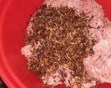 A picture of step 1 of Gola kabab.