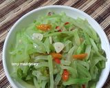 Foto langkah ke 4 dari resep Tumis Labu Siam.