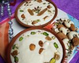 A picture of step 2 of Paneer kheer.