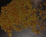 A picture of step 1 of Moog dal green chutney.