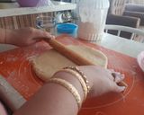 عکس مرحله 4 از دستور پیراشکی کرمدار زعفرانی🍩🍩