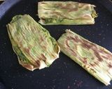 A picture of step 5 of Corn and Spinach Panki.