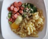 Foto langkah ke 3 dari resep MAKLORSIS (macaroni telur dan sosis).