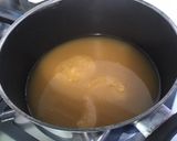 Une image de l'étape 3 de Gratin de chou-fleur au bouillon de crevettes et emmental.
