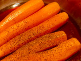 Zanahorias estofadas con Tamari y pimienta