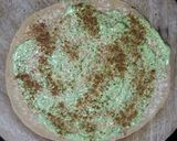 A picture of step 5 of Aloo tikki roll.