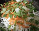 A picture of step 2 of Veg.schezwan noodles.