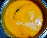 A picture of step 4 of Pumpkin and Carrot Soup.