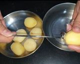 A picture of step 1 of Potato spirals.