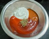 A picture of step 6 of Vegetable Wrap.