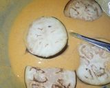 A picture of step 3 of Baingan ky Pakory.