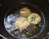 A picture of step 2 of Aloo tikki with Mint Buttermilk.